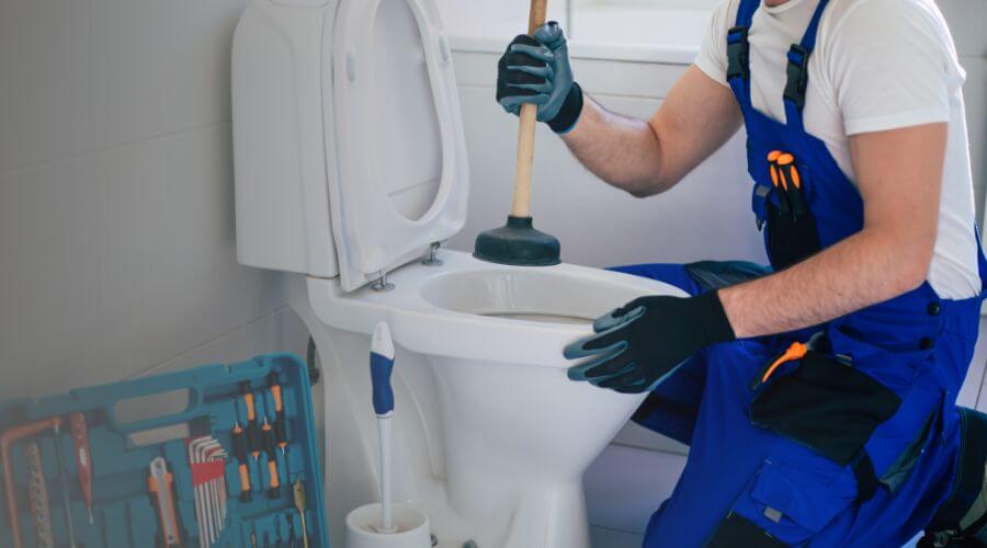 Professional clogged toilet repair in Westphalia, MO